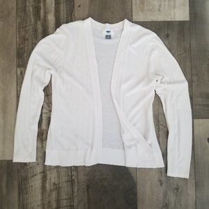 Old Navy White Cardigan